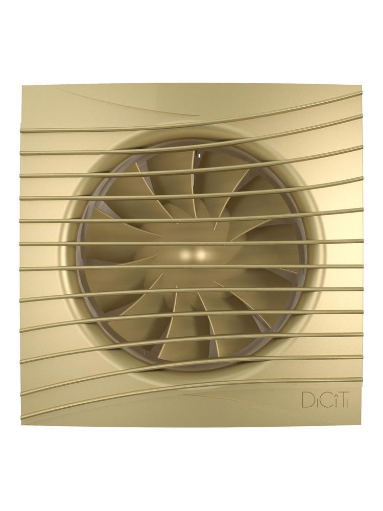  Вентилятор накладной SILENT D125 обр.клапан Champagne DICITI 