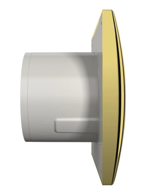Вентилятор накладной AURA D100 обр.клапан Gold DICITI