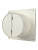 Вентилятор накладной AURA D125 обр.клапан Ivory DICITI
