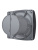 Вентилятор накладной RIO D125 обр.клапан Dark gray metal DICITI