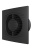 Вентилятор накладной SLIM D100 обр.клапан Dark gray metal DICITI