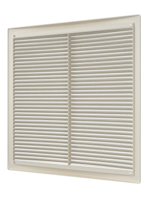 Решетка вентиляционная РЦ сетка 340х340 пластик Ivory ERA