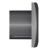 Вентилятор накладной AURA D100 обр.клапан Dark gray metal DICITI